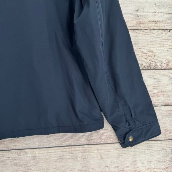 Polo Ralph Lauren Four Seasons Full Zip Bomber Jacket Mens XXL Navy Blue Hooded - Picture 16 of 16